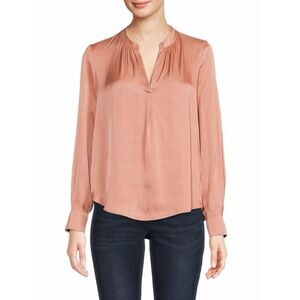 3/$10 M Magaschoni Airflow Satin Blouse Size XS